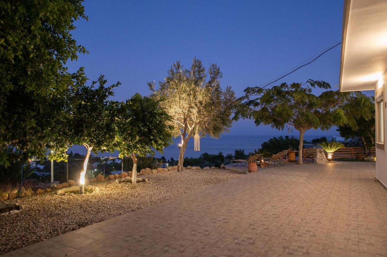 Blue View Stegna House Apartment Archangelos  Luaran gambar